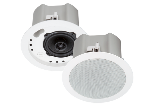 Saros® Integrator 4” 2-Way In-Ceiling Speaker, White Textured, Single (must be ordered in multiples of 2)