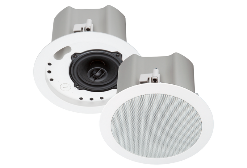 Saros® Integrator 4” 2-Way In-Ceiling Speaker, White Textured, Single (must be ordered in multiples of 2)