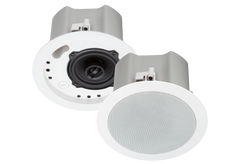 Saros® Integrator 4” 2-Way In-Ceiling Speaker, White Textured, Single (must be ordered in multiples of 2)