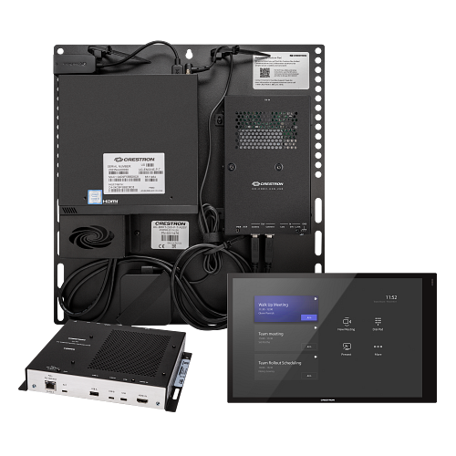 Crestron Flex Advanced Video Conference System Integrator Kit with a Wall Mounted Control Interface and ASUS® Mini PC for Microsoft Teams® Rooms